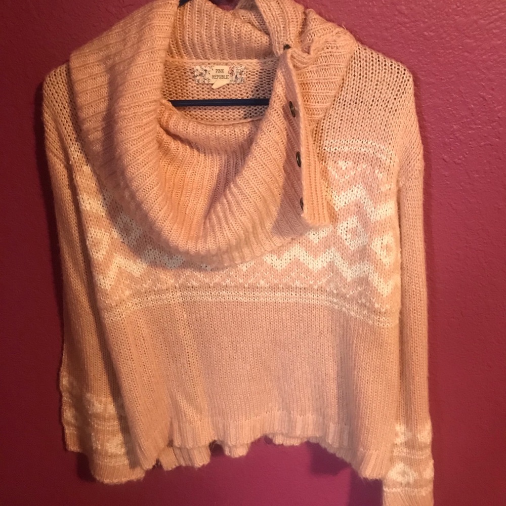 Pink long sleeve top